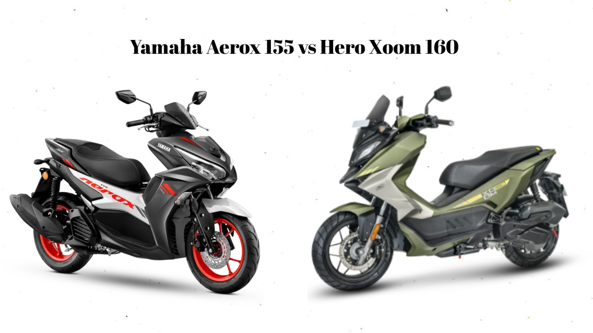 Hero Xoom 160 vs Yamaha Aerox 155 – Which Premium Scooter Wins in 2025?